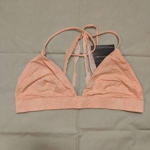 Pink Snake Acacia Swim Bikini Top - Large